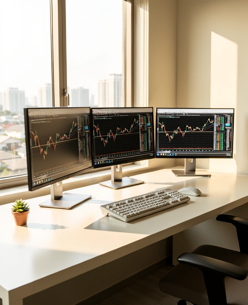 Professional trading environment in Bangkok